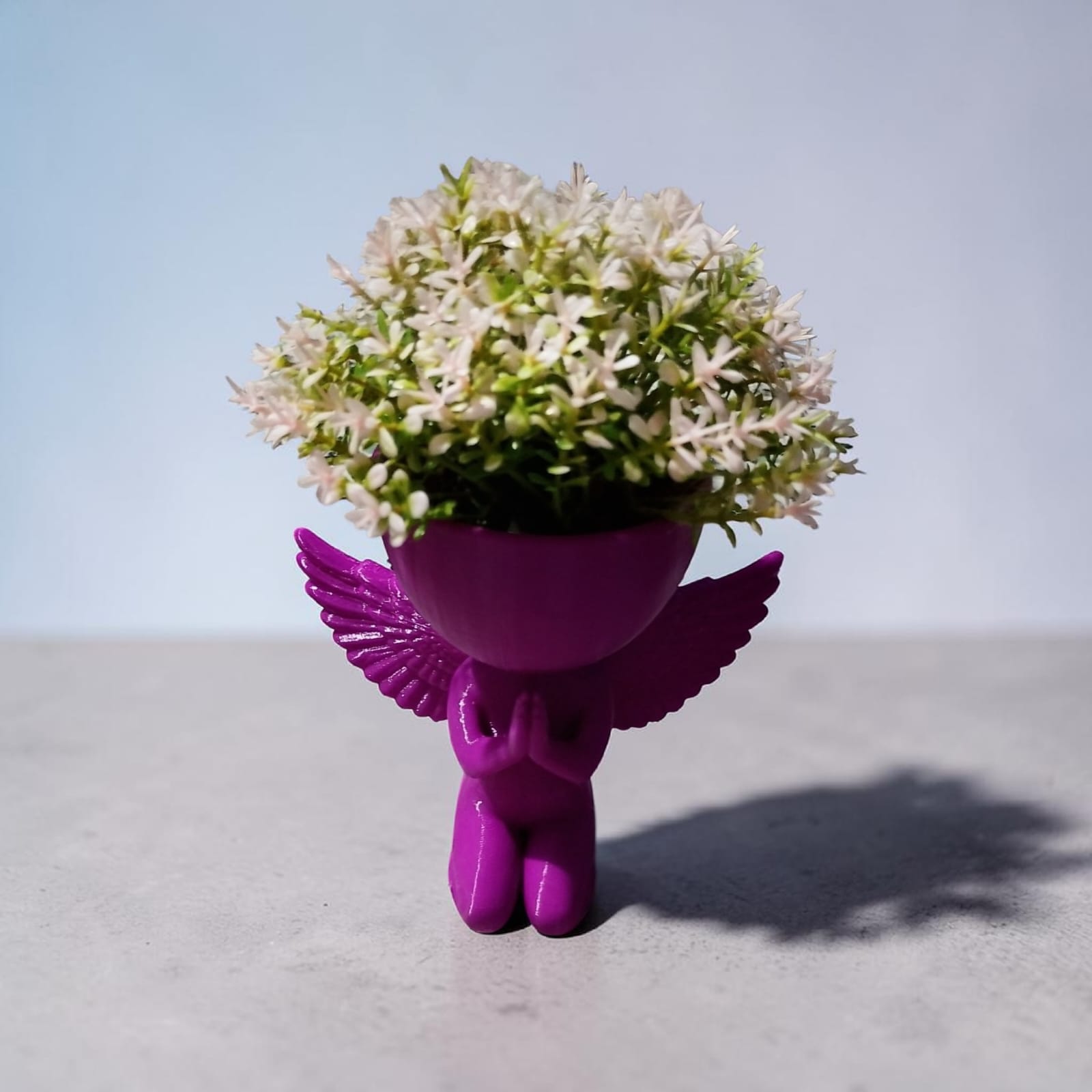 Vaso Anjo Orando ( Flor não acompanha)